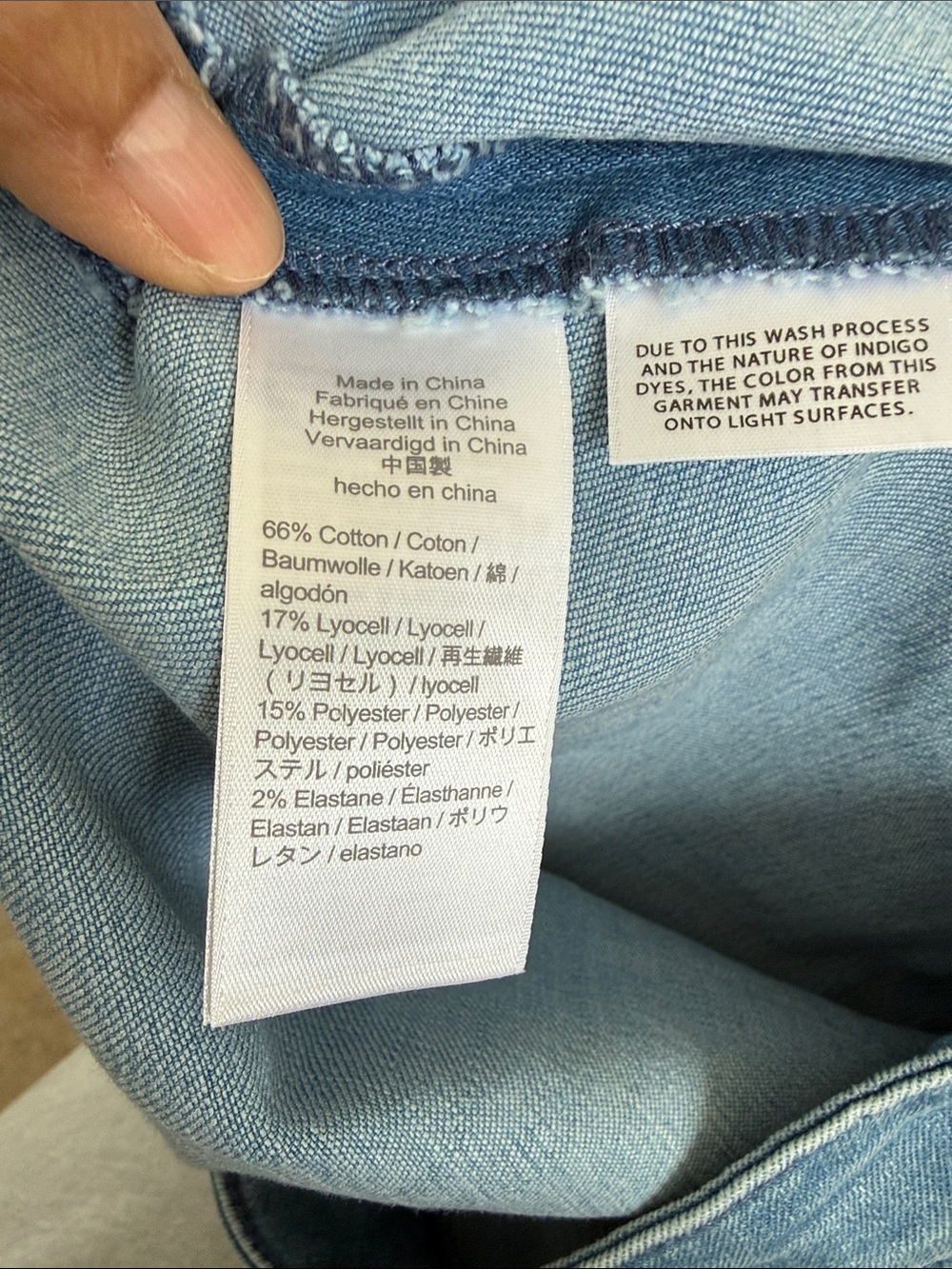 J. Crew Blue Denim Tiered A-Line Skirt - Picture 5 of 11